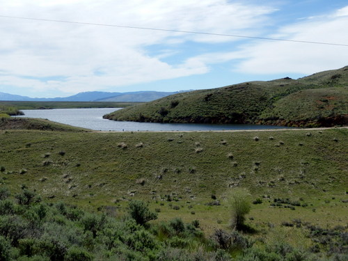 GDMBR: Lima Reservoir's Dam of the Red Rock River.